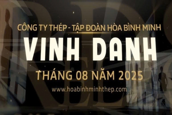 VINH DANH THÁNG 8/2025